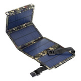 Cargador Usb Dual Solar 20w Portátil Del Panel Solar Del Te