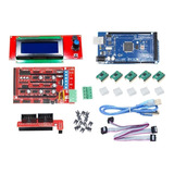 Kit Impressora 3d + Placa Compatível Arduino Mega +lcd A4988