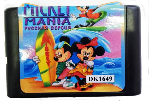 Cartucho Mickey Mania | 16 Bits Retro -mg-