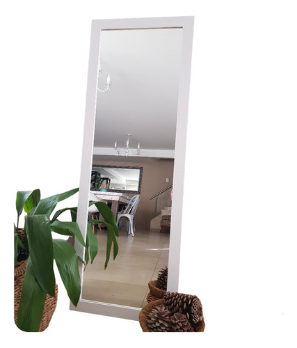 Espejo Grande Espejos Decorativo Madera Placard 128x45 Cm 
