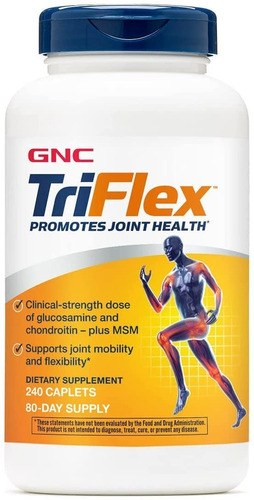 Gnc Triflex (glucosamina Y Condroitina) 240 Caps. (eeuu)