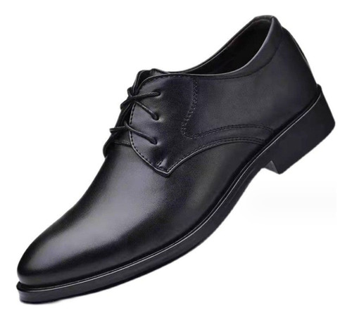 Zapatos De Vestir Para Caballero Negro Marrón Negocios Caja