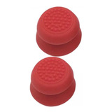 6 X 2 Piezas De Controlador Analógico Thumb Stick Grip Rojo