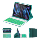 Funda Teclado Oyeeice Para iPad Pro 11 1ra-3ra Gen 2021 Teal