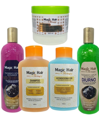 Magic Hair Therapy Kit Completo Restauracion Y Crecimiento