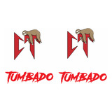 Sticker Calcomanías Ct Corridos Tumbados Vinil 4pz Moto Auto