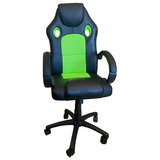 Sillon Silla Gamer Ejecutiva Pc Escritorio Verde Fluor