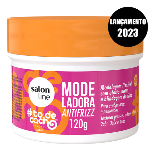 Modeladora Antifrizz #todecacho 120g Salon Line