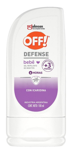 Off Defense Gel Para Bebe X 100ml