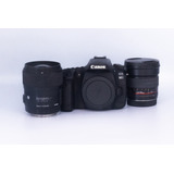  Canon Eos 90d Dslr Color  Negro + Sigma 35mm + Samyang 85mm