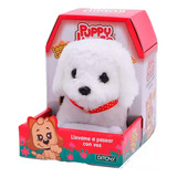 Puppy House Perro Mascota Ladra Y Camina Ditoys Color Blanco