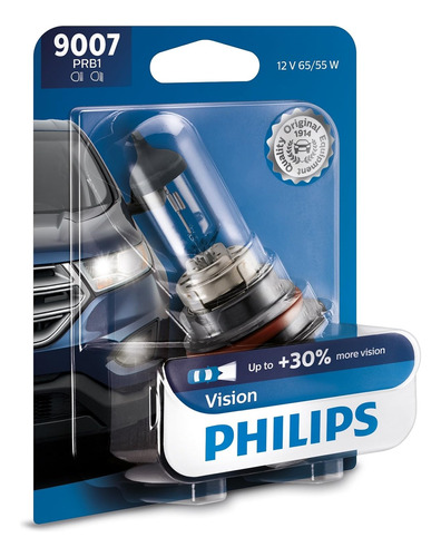 Philips Vision Focos Mejorados De Faros Delanteros, 9007