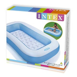 Piscina Intex Rectangular Para Niños Con Piso Acolchado