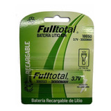 Pila Bateria 18650 C/teton Fulltotal 3000 Mah - Factura A/b