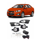 Faro Niebla Sonic 2012 2013 2014 2015 2016 Kit Aro Cromado