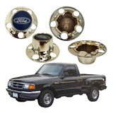 4 Tapas De Rin Ford Ranger Modelo Viejo 89-97  Cromadas