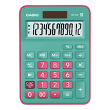 Calculadora Escritorio Casio Mx-12b-gnrd Verde Solar/pila