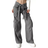 Pantalones De Mezclilla Mujer Cargo Pants Para Dama J