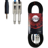 Cable Miniplug A 2 Plug Stereo 15 Mts  Grueso P/ Consola