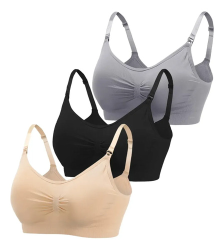 3pk Brasier De Lactancia Piezas Ropa Maternidad | MercadoLibre