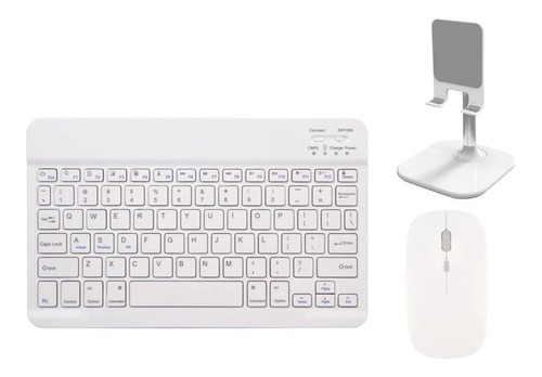 Kit Teclado Mouse E Suporte Para Telefone/tablet