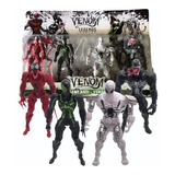Set Juguetes Venom Carnage Anti-venom Simbiontes Accesorios!