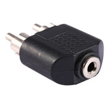 Jack Estéreo Hembra De 3,5 Mm A Doble Rca Rca Macho F/m