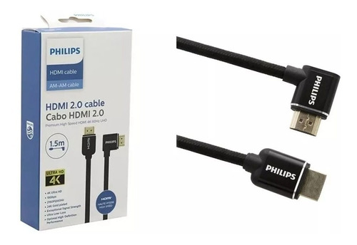 Cable Hdmi 1.50 Metros V2.0 Philips Swv5101/59 / Angelstock