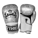 Guantes De Boxeo Top King Snake - Silver White