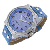 Reloj Montreal Mujer Ml915 Resistente Al Agua Malla De Jean