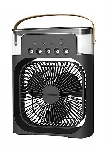 Climatizador Portátil Umidificador Fan Air Cooler Fan Preto