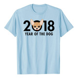 2018 año Del Perro Chihuahua Camisa