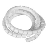 10 Metros De Espiral Agrupa Cables, 19mm (3/4)  2 Rollos 5m Color Blanco