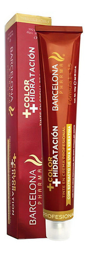  Tinte Profesional Crema Barcelona Pharma 100g Keratina Bf-tp Tono 5.00 Castaño Claro Intenso