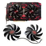 Ventilador Refrigeración Para Power Color Rx580 590 Reddeil