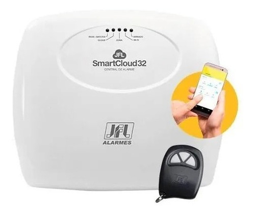 Smartcloud 32+bateria+sirene+2 Sensor Presenca+2 Controle