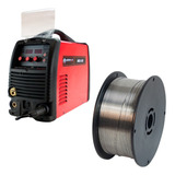 Inversora Microalambre Maraga 185 Ampers Con Microalambre Color Rojo Frecuencia 50 Hz/60 Hz
