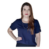 Blusa Evangélica Feminina Social Camisa Viscolinho Cores Top