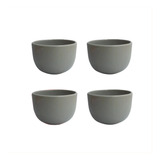 Set X4 Piezas De Ceramica Ensaladera Compoteras Bowl