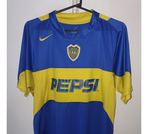Camiseta Boca Juniors Nike Titular 2004 Pepsi Palermo