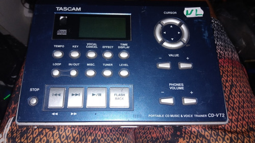 Tascam Cd Trainer Para Vocais Cd-vt2 Não Liga (aa417)