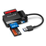 Lector De Tarjetas Múltiples Smartq C368 Usb 3.0, Plug N Con