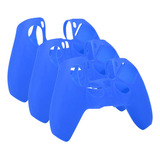 Capa De Silicone Gamepad Para Ps5 3 Peças Protetora Com Alça