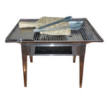 Asador Grande Carbón Portátil Desmontable + Kit Completo