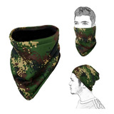 Gorro Mascara Cuello Bandana Bufanda Militar Camuflado Polar