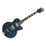 Guitarra Semiacústica EpiPhone Uptown Kat Es Blue Metallic *