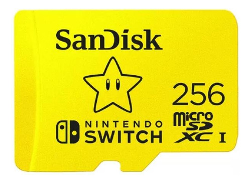 Memoria Sandisk Micro Sd 256gb Nintendo Switch Sdsqxao-256g-