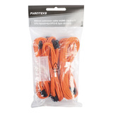 Kit Cables Extensor Fuente Pc Phanteks Cpu Pciex Atx 50cm Color Naranja
