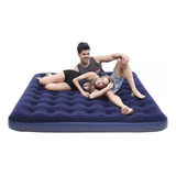 Colchão Inflável Casal 191x22x137cm Camping Queen Resistente