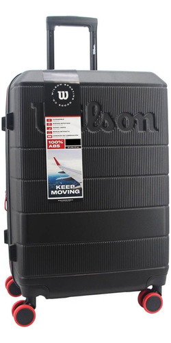  Valija Grande Wilson Abs 28kg 28p Expandible 8 Ruedas 360°